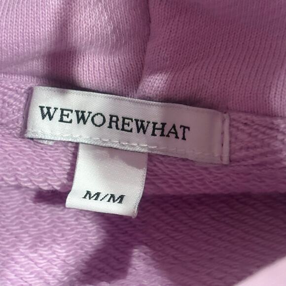 WEWOREWHAT Oversized Hoodie in Lilac in Size Medium - Picture 5 of 5